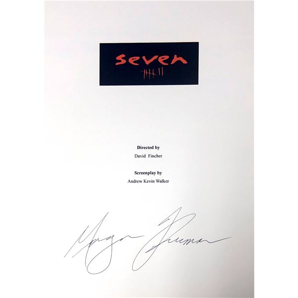 Autograph Signed Seven Script Cover