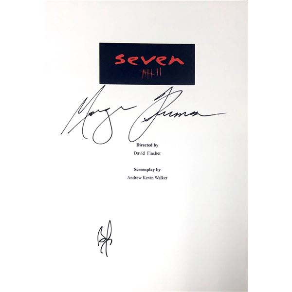Autograph Signed Seven Script Cover