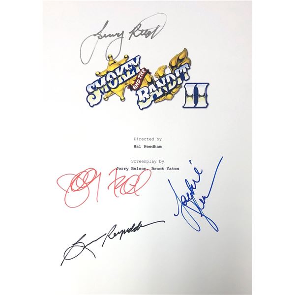 Autograph Signed Smokey and Bandit Script Cover
