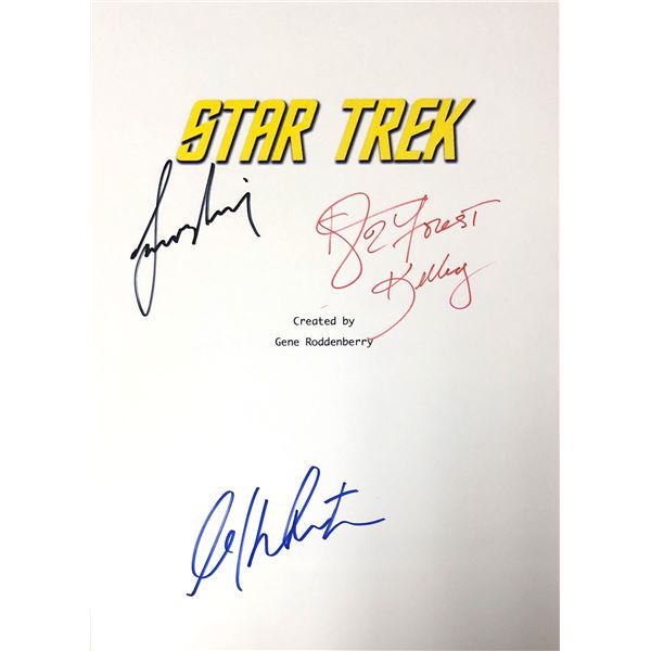 Autograph Signed Star Trek Script Cover