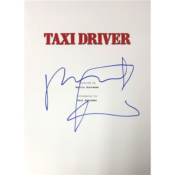 Autograph Signed Taxi Driver Script Cover