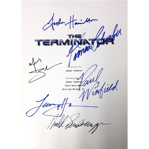 Autograph Signed Terminator Script Cover