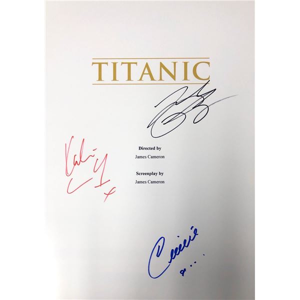 Autograph Signed Titanic Script Cover