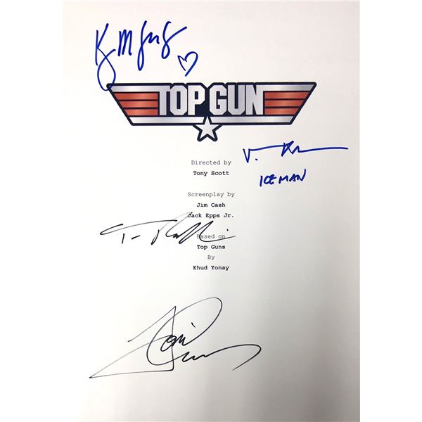 Autograph Signed Top Gun Script Cover