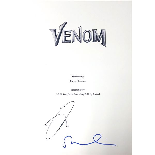 Autograph Signed Venom Script Cover