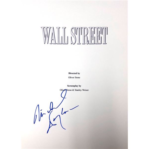 Autograph Signed Wall Street Script Cover