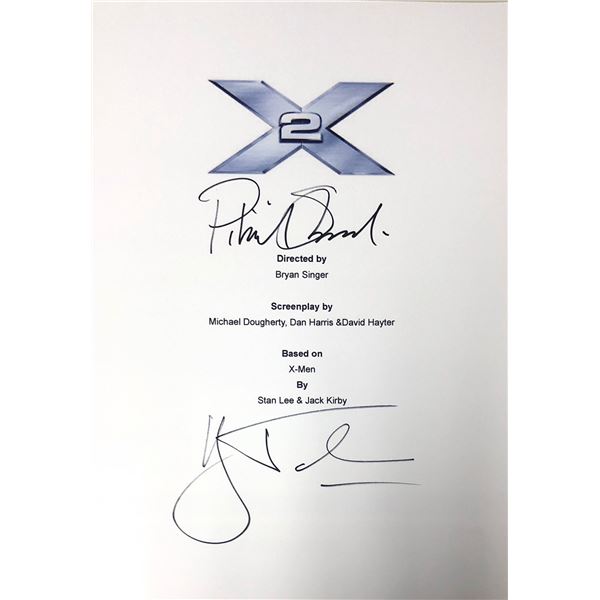 Autograph Signed Xmen 2 Script Cover