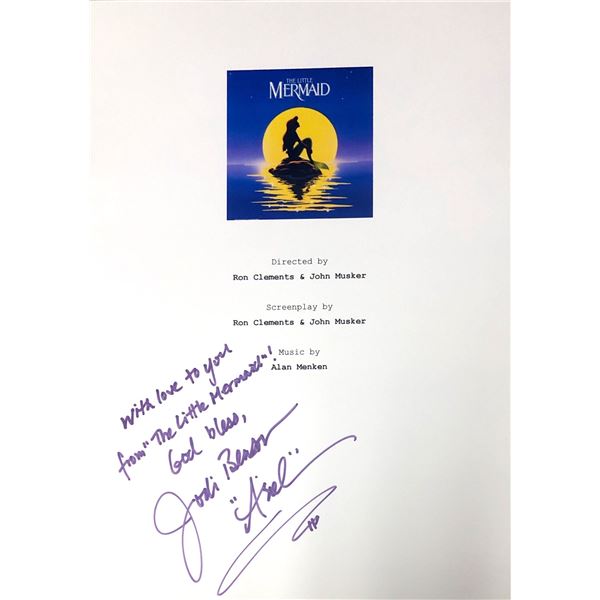 Autograph Signed Little Mermaid Script Cover