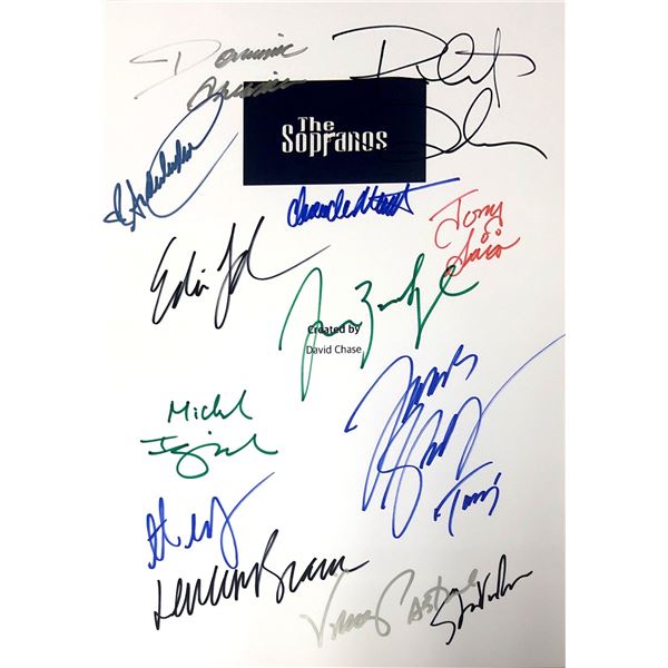 Autograph Signed Sopranos Script Cover
