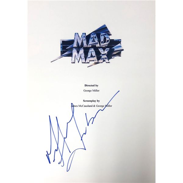 Autograph Signed Mad Max Script Cover