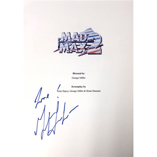 Autograph Signed Mad Max 2 Script Cover