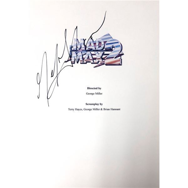 Autograph Signed Mad Max 2 Script Cover