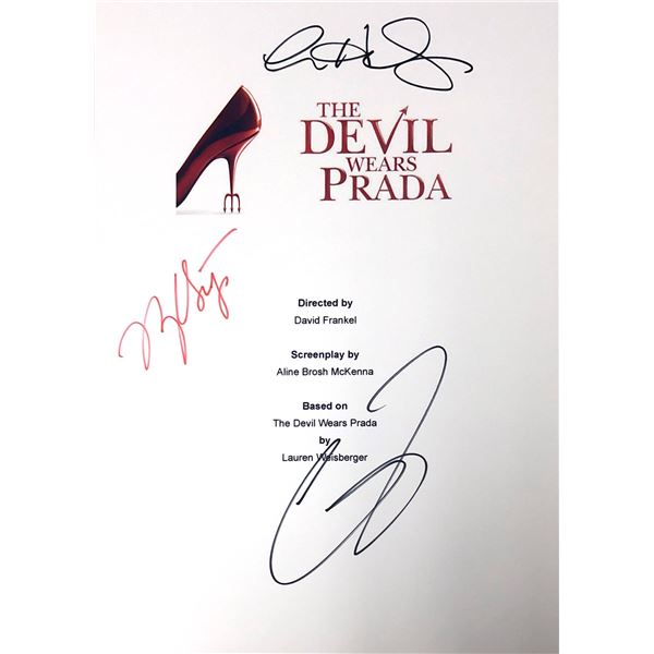 Autograph Signed Devil Wears Prada Script Cover