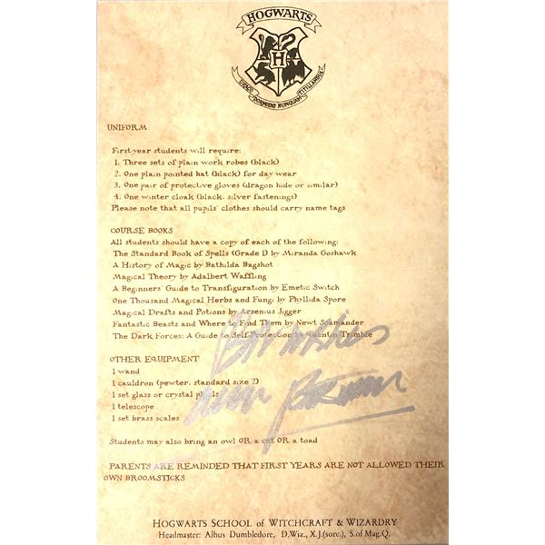 Autograph Signed Harry Potter Prints