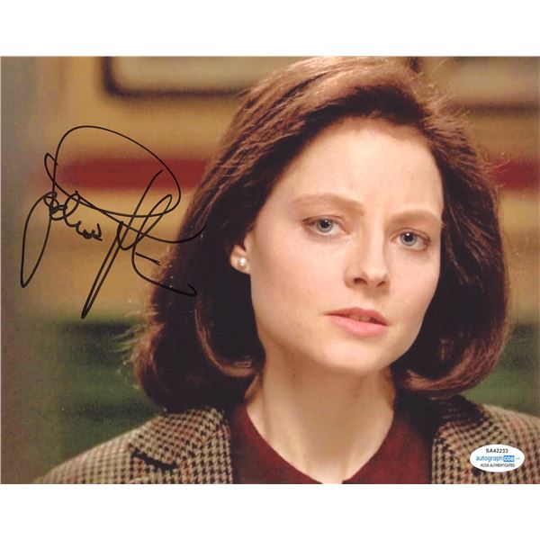 Jodie Foster Autographed Signed Photo