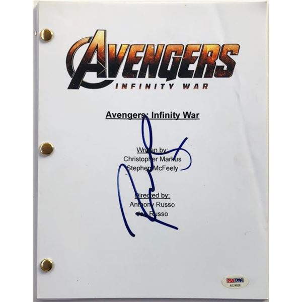 Avengers Autographed Signed Script Cover