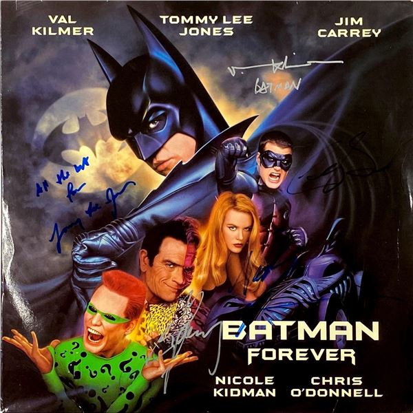 Signed Batman Forever Val Kilmer LD