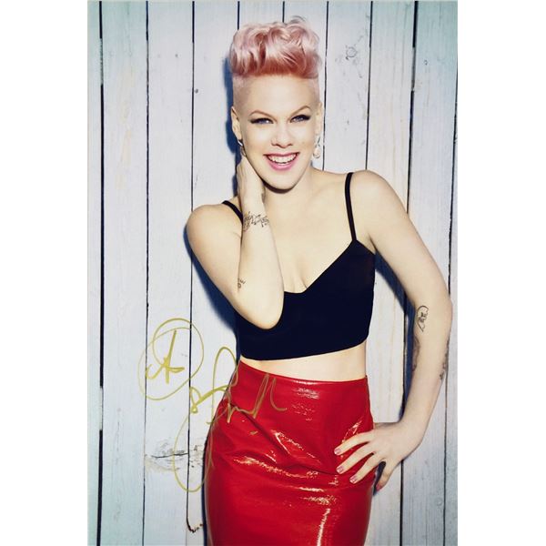 Pink Signed Photo