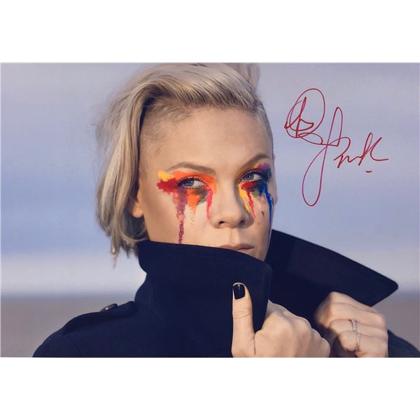 Pink Signed Photo