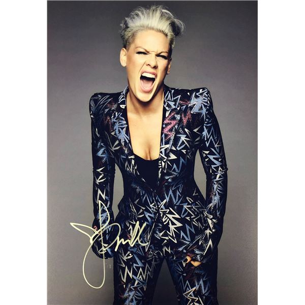 Pink Signed Photo