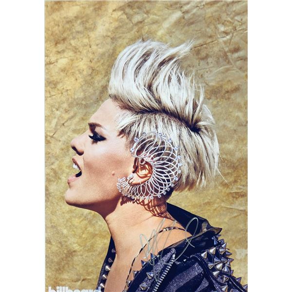 Pink Signed Photo