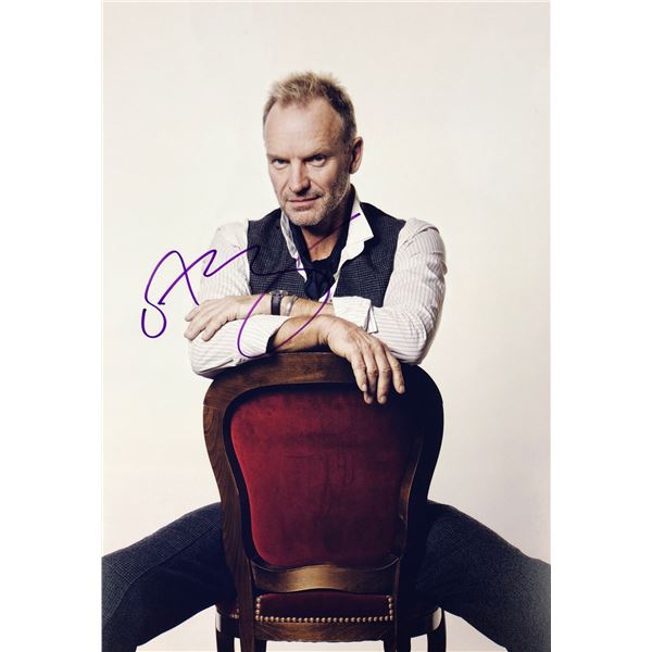 Sting Signed Photo