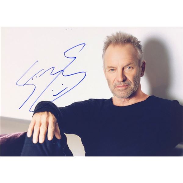 Sting Signed Photo