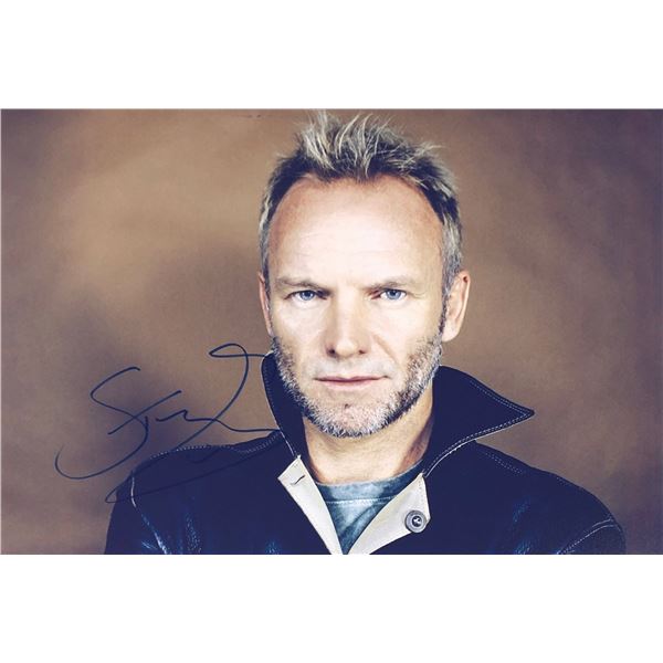 Sting Signed Photo