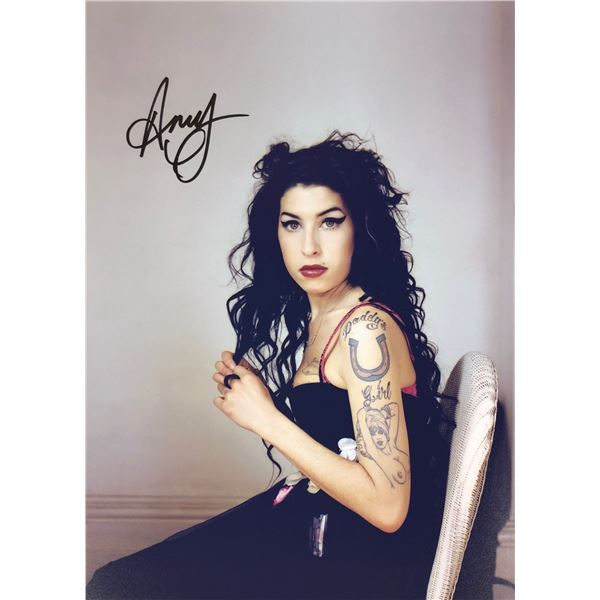 Amy Winehouse Signed Photo