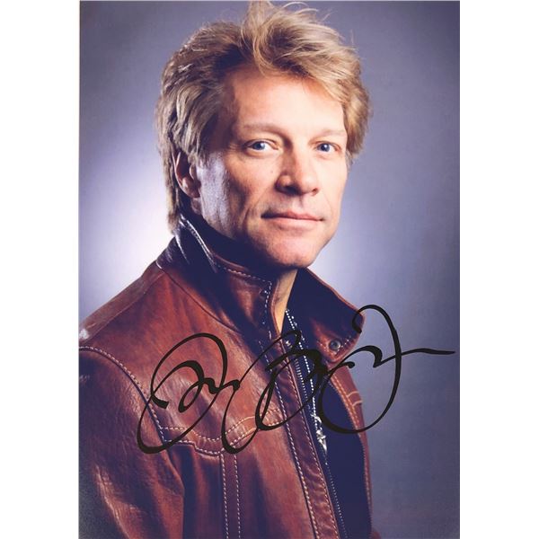 Jon Bon Jovi Signed Photo