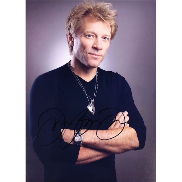 Jon Bon Jovi Signed Photo