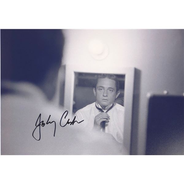 Johnny Cash Signed Photo