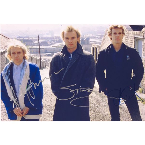 Police Sting Signed Photo