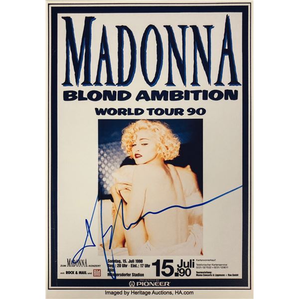 Madonna Signed Photo