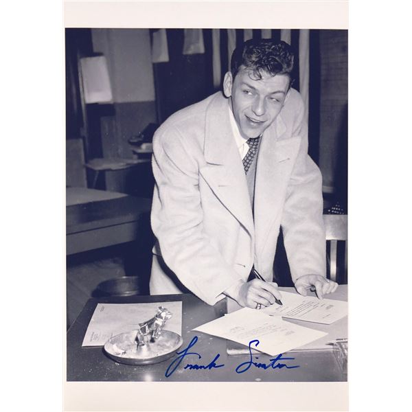 Frank Sinatra Signed Photo