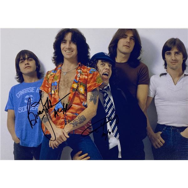 ACDC Angus Young Signed Photo