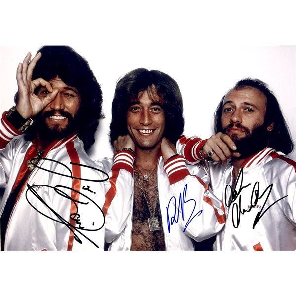 Bee Gees Autograph Signed Photo