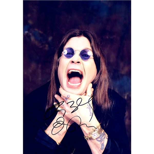 Ozzy Osbourne Autograph Signed Photo