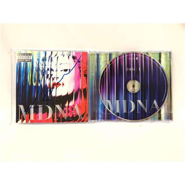 Madonna Autograph Signed MDNA Album Booklet