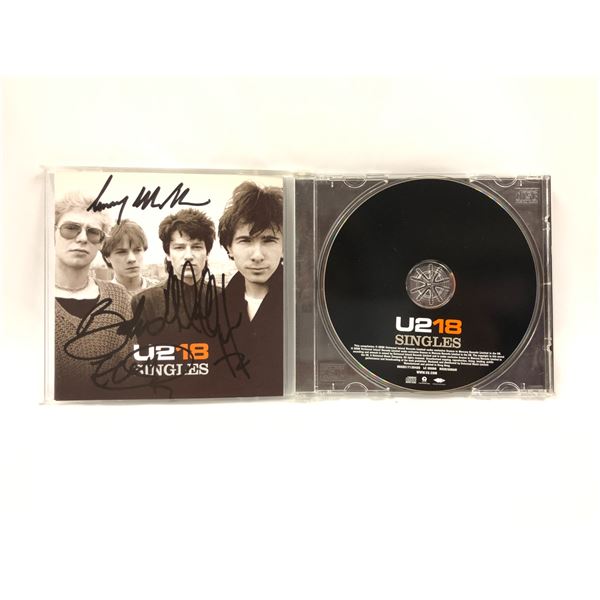 Bono Edge Pop Autograph Signed U2 Album