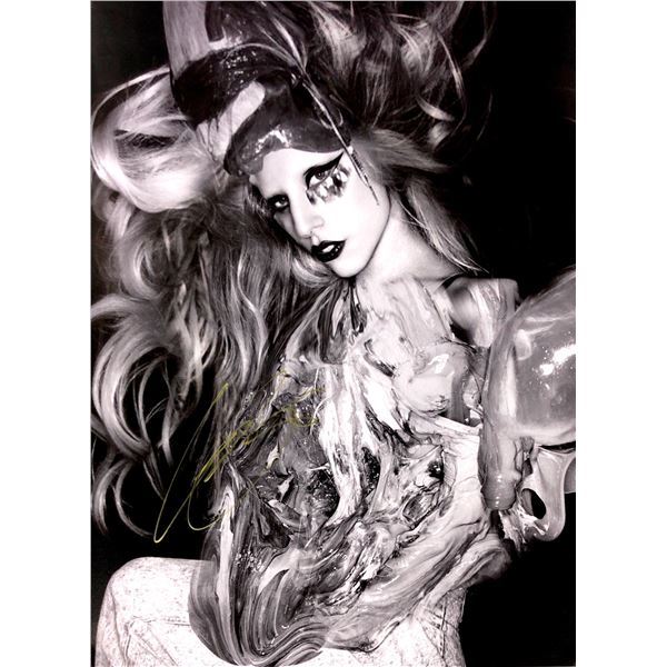 Lady Gaga Autograph Signed Poster