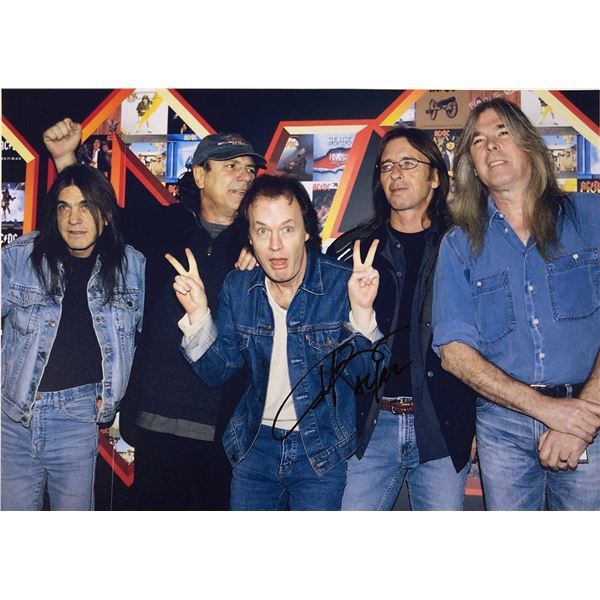 ACDC Angus Young Photo Autograph