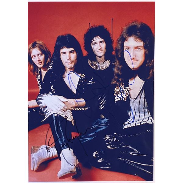 Queen Photo Autograph Signed