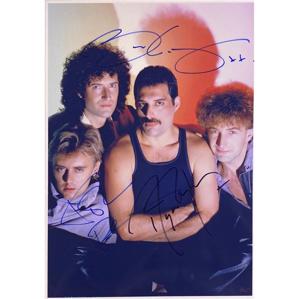 Queen Photo Autograph Signed