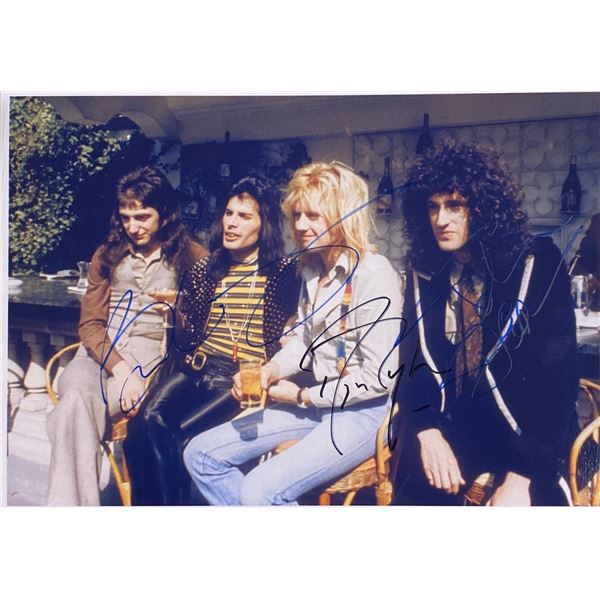 Queen Photo Autograph Signed