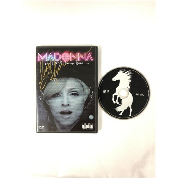 Autograph Signed Madonna DVD