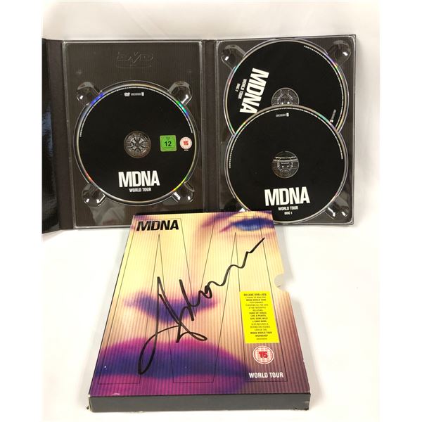 Autograph Signed Madonna DVD