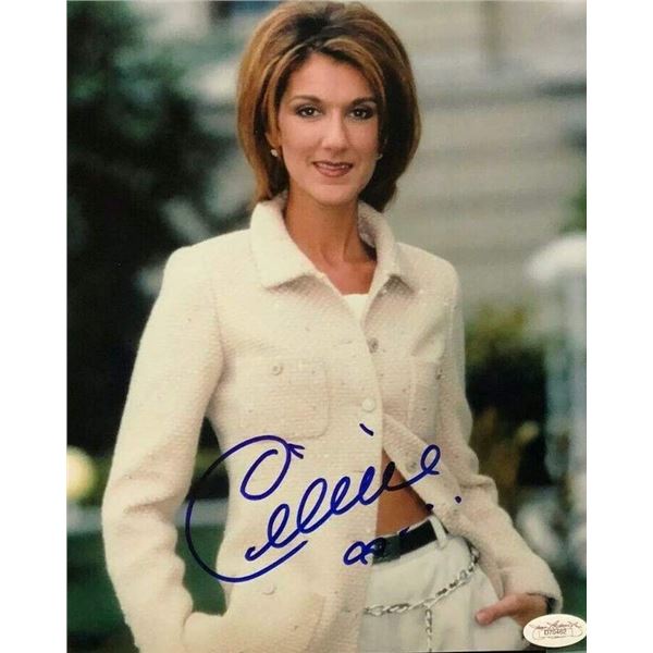 Autograph Signed  Celine Dion Photo