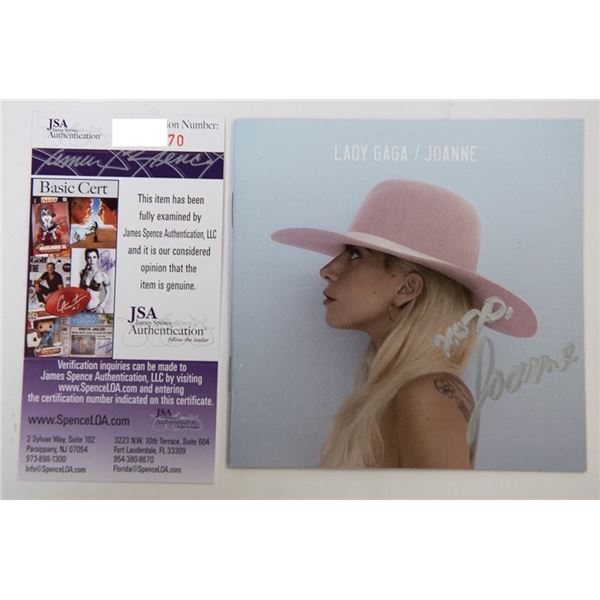 Autograph Signed Lady Gaga CD