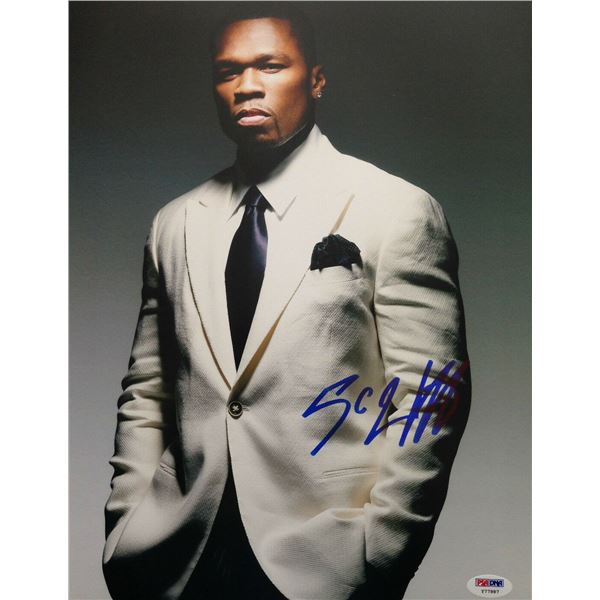 Autograph Signed 50 Cent Photo